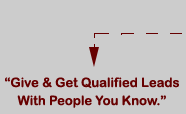 Give & Get Qualified Leads With People You Know.